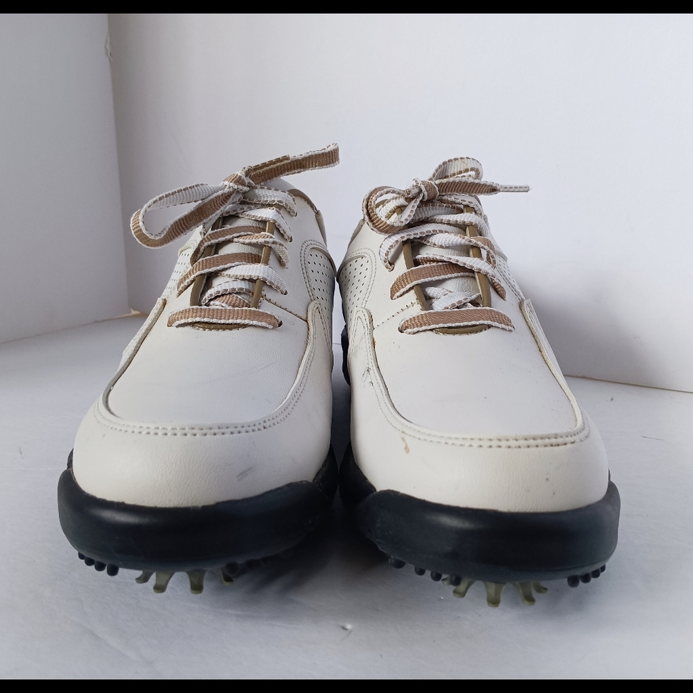 🖤 FootJoy Womens Golf Shoes Spikes White 7 GreenJoys Cleats Athletic Outdoor - Picture 7 of 12
